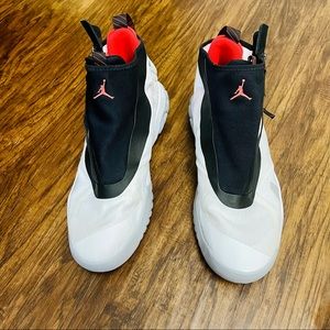 Jordan Proto React Z Zipper White Red Black sz 15